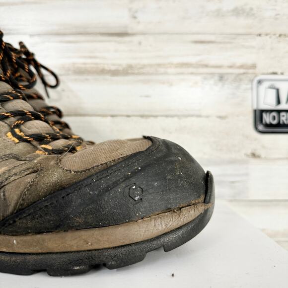 Wolverine Mens Fletcher Hiking Trail Boots Gray Black Lace Up Waterproof 13 - Picture 2 of 10